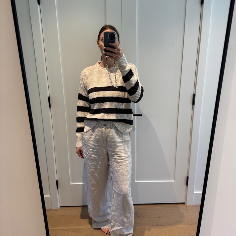 Women's striped sweater